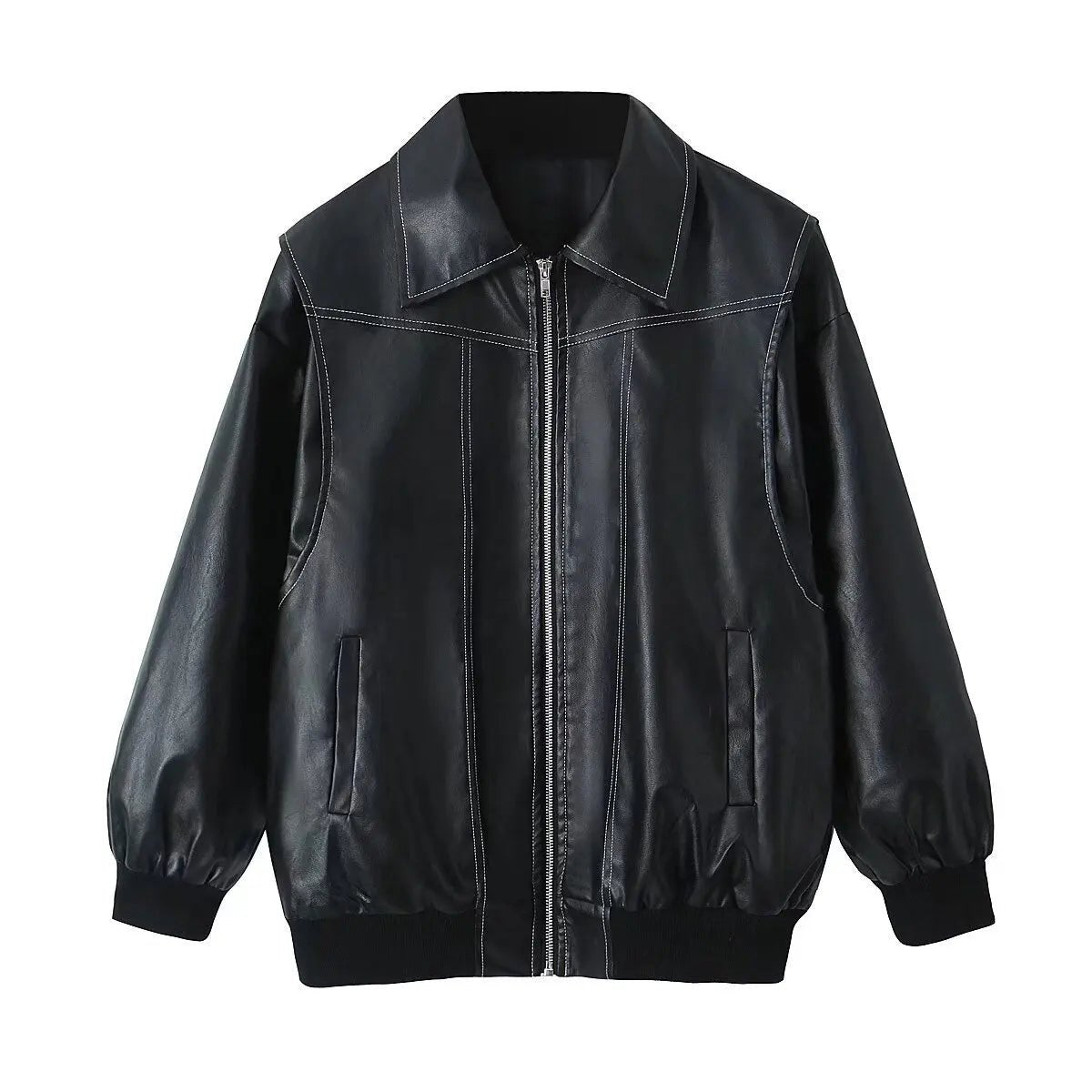 SOERA Brooke Zip-Up Bomber Jacket - Jackets - SOERA-466691-DEF-OS-74825 Black S