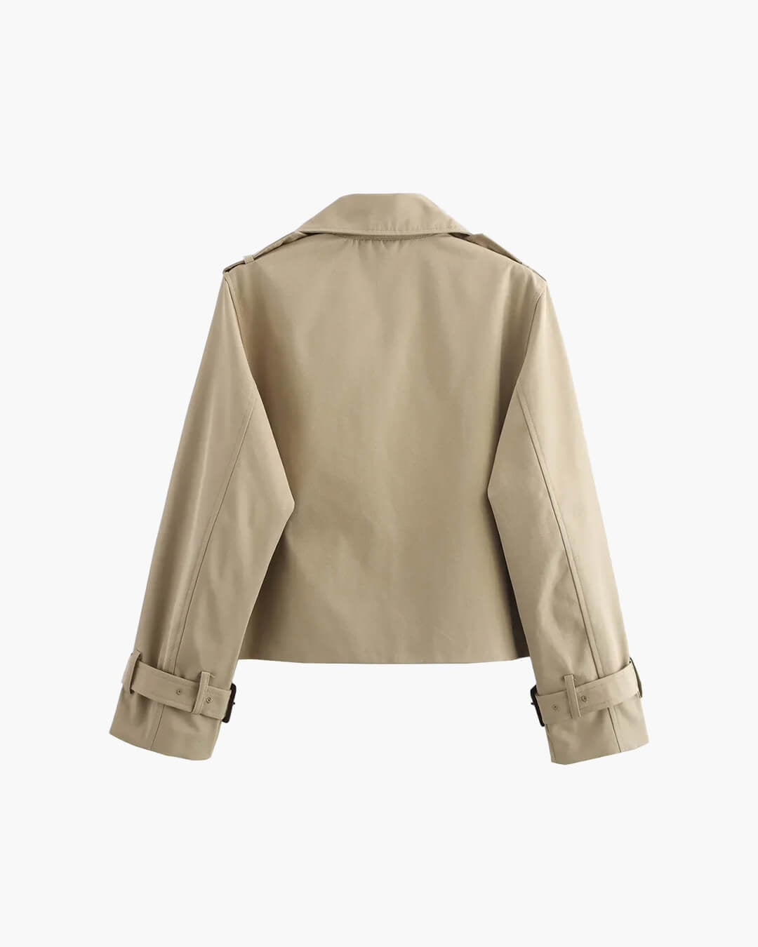 SOERA Clarisse Short Trench Coat - Jackets - Bk1774004001182169728 Black L