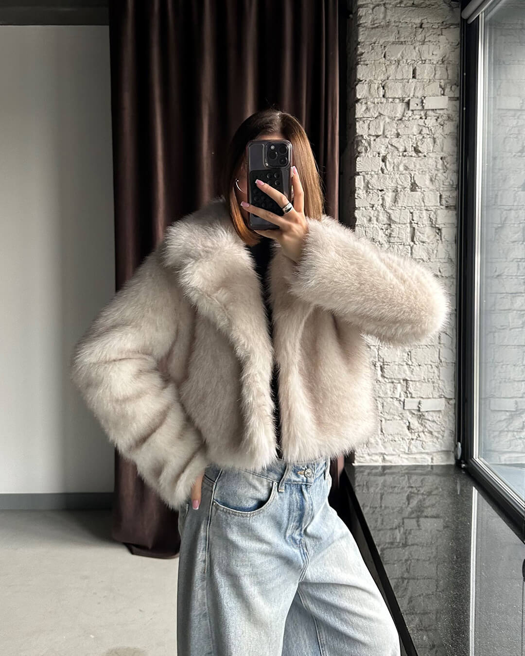 Darcy Cropped Imitatiebont Jack