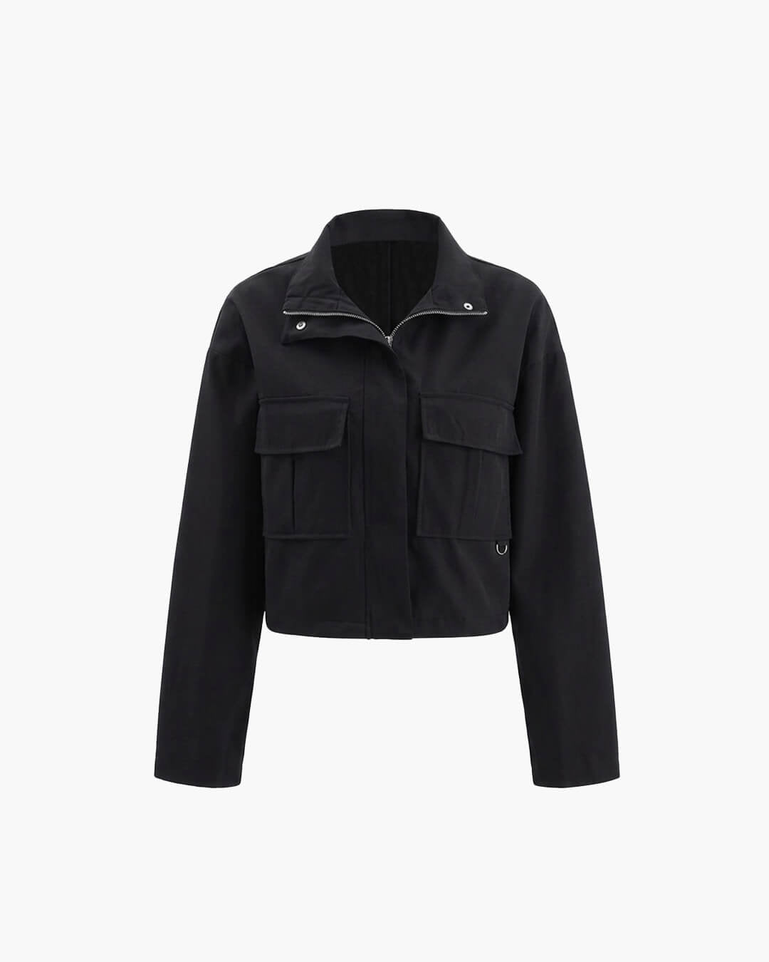 SOERA Evelyn Slouchy Cropped Jacket - Jackets - SOERA-073987-BLA-XS-55651 Black XS