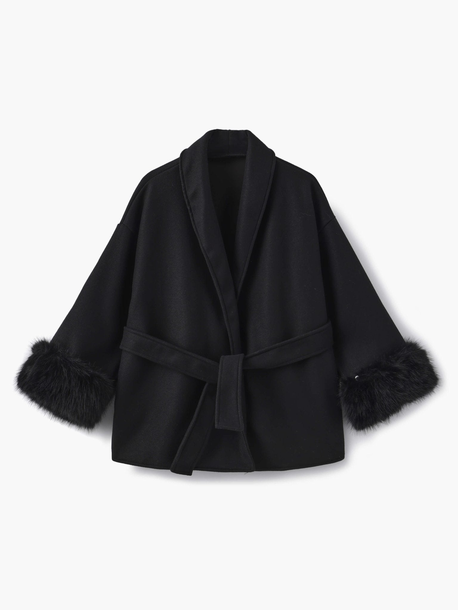 SOERA Grace Faux Fur Coat - jackets - DWOD2-WK406001 Gray S
