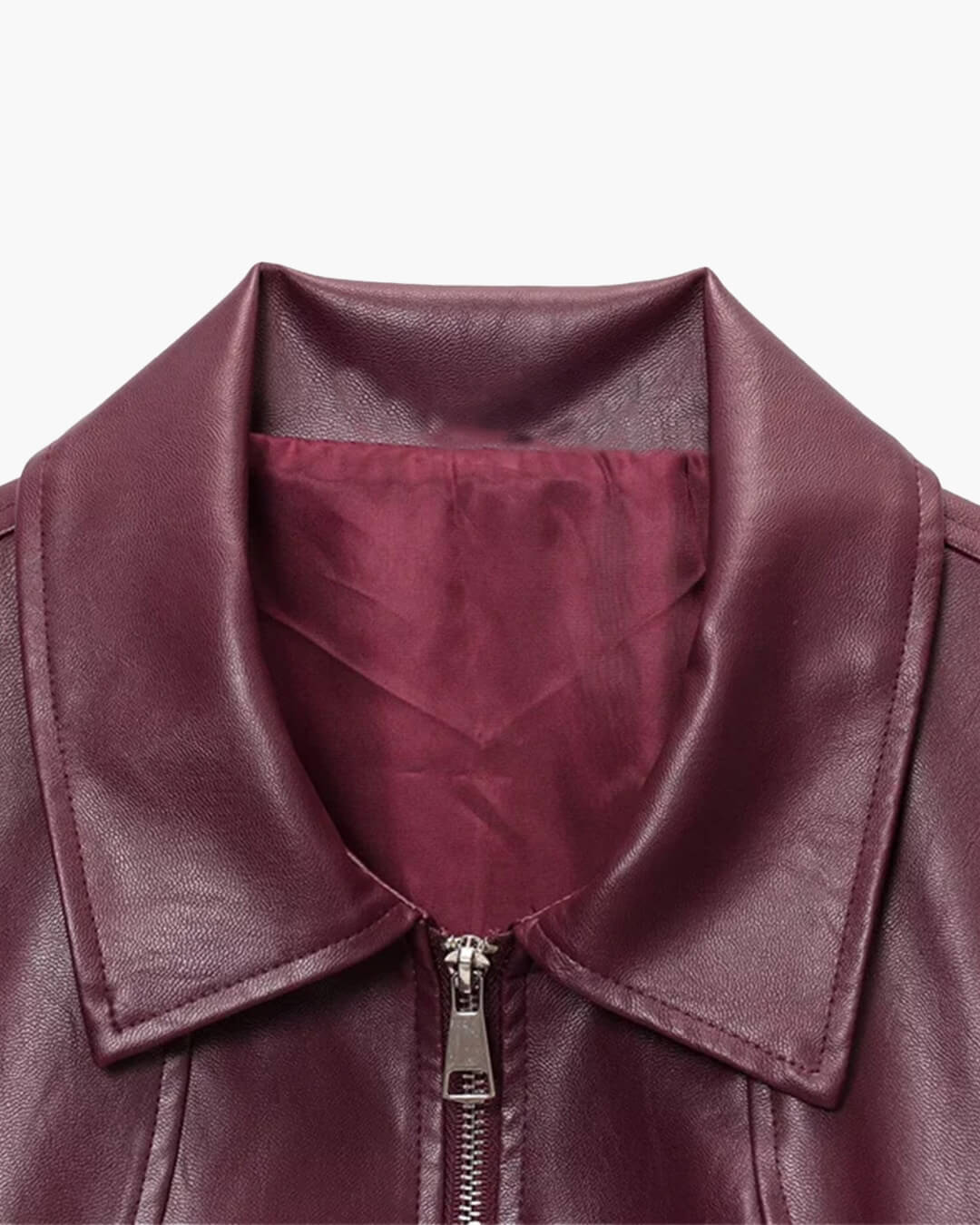 SOERA Harper Faux Leather Bomber Jacket - Jackets - gq1774532669739985266 S