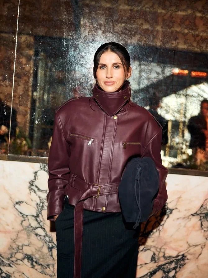 SOERA Jaqueline Belted Faux Leather Jacket - Jackets - iA1774532669738422543 L