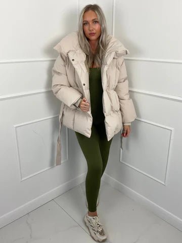 SOERA Miranda Puffer Jacket - Jackets - lm1762772375821026856 Offwhite S