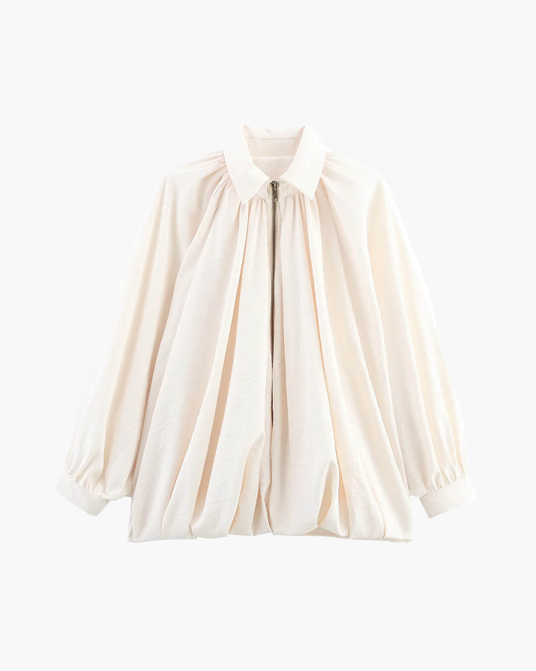 SOERA Ritchel Zip Up Pleated Jacket - Jackets - 1005010607183835-;Qu1774012030728363516 Yellow XS