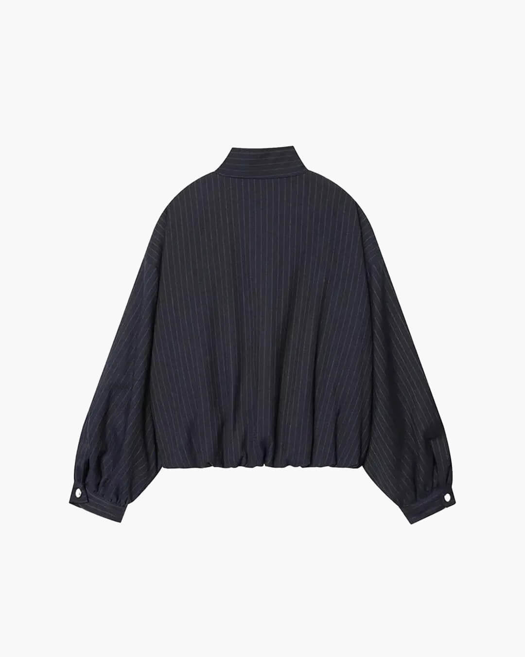 SOERA Selena Striped Stand Collar Jacket - Jackets - 1005010582296121-;xm1775031590525319311 XS