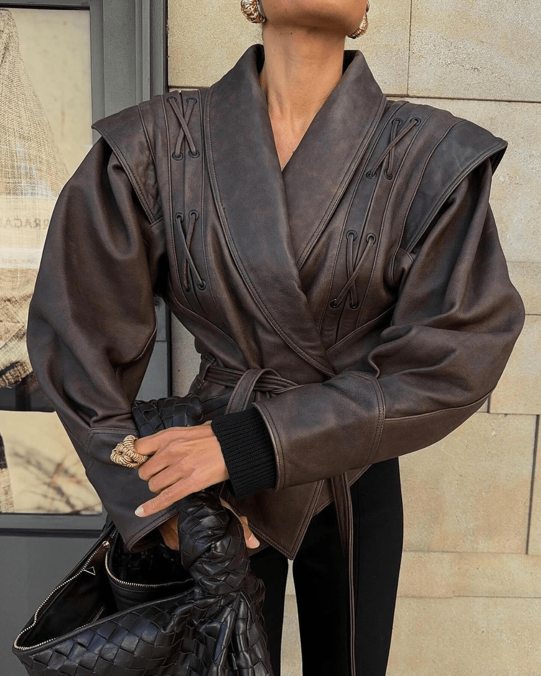 SOERA Veronica Faux Leather Jacket - Jackets - Mt1774004001186180334 M