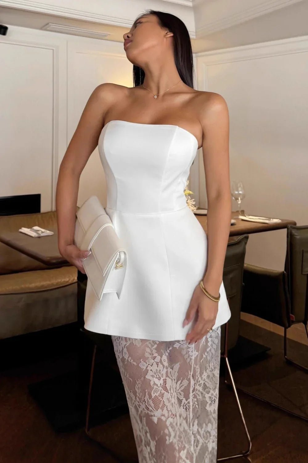 Effie Straploze Kant Maxi Set