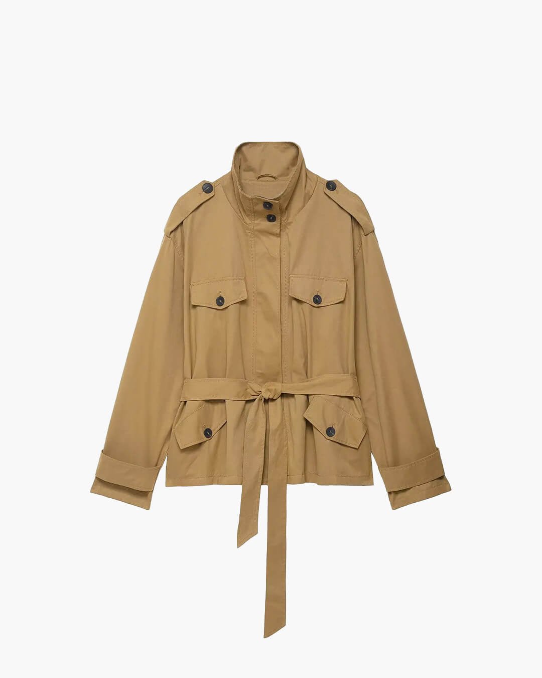SOERA Ellie High Collar Belted Jacket & Skort Set - Matching Sets - SOERA-140035-TOP-M-74435 Jacket M