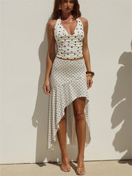 Yui Polka Dot Halter Tweedelige Set