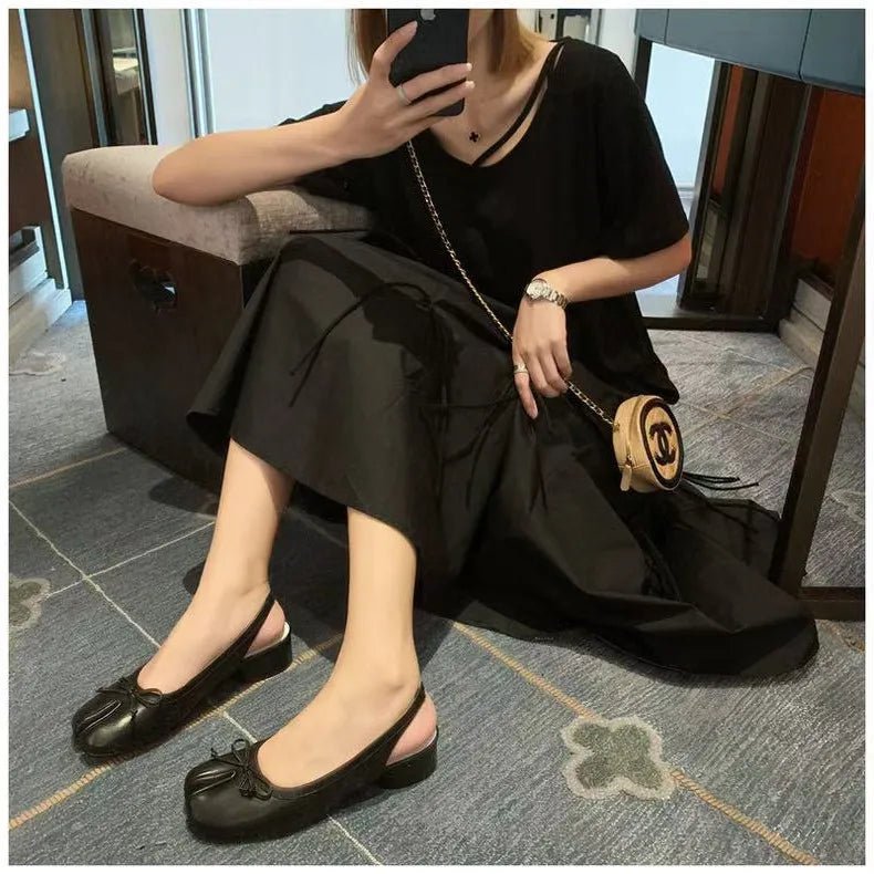 SOERA Beatrice Split - Toe Ballet Mary Jane Heels - Shoes -  Black 36