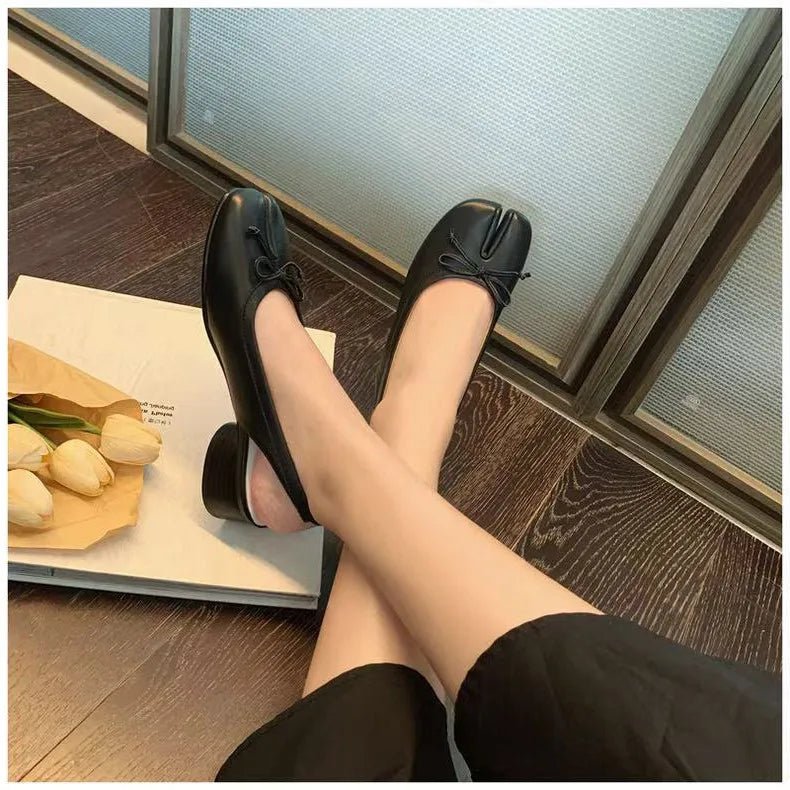 SOERA Beatrice Split - Toe Ballet Mary Jane Heels - Shoes -  Black 37