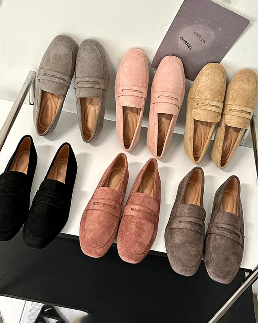 SOERA Bianca Suede Slip - On Loafers - Shoes -  Brown 34