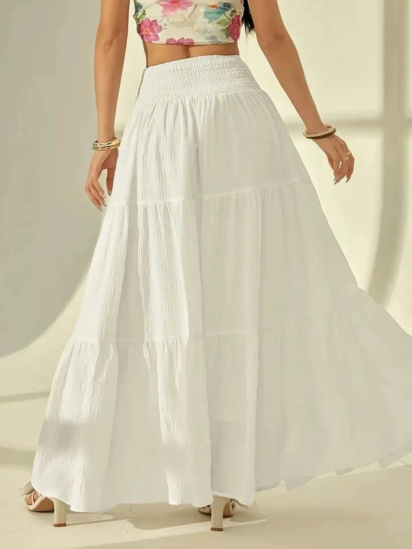 SOERA Celeste Layered Maxi Skirt - Skirts -  Black 0XL