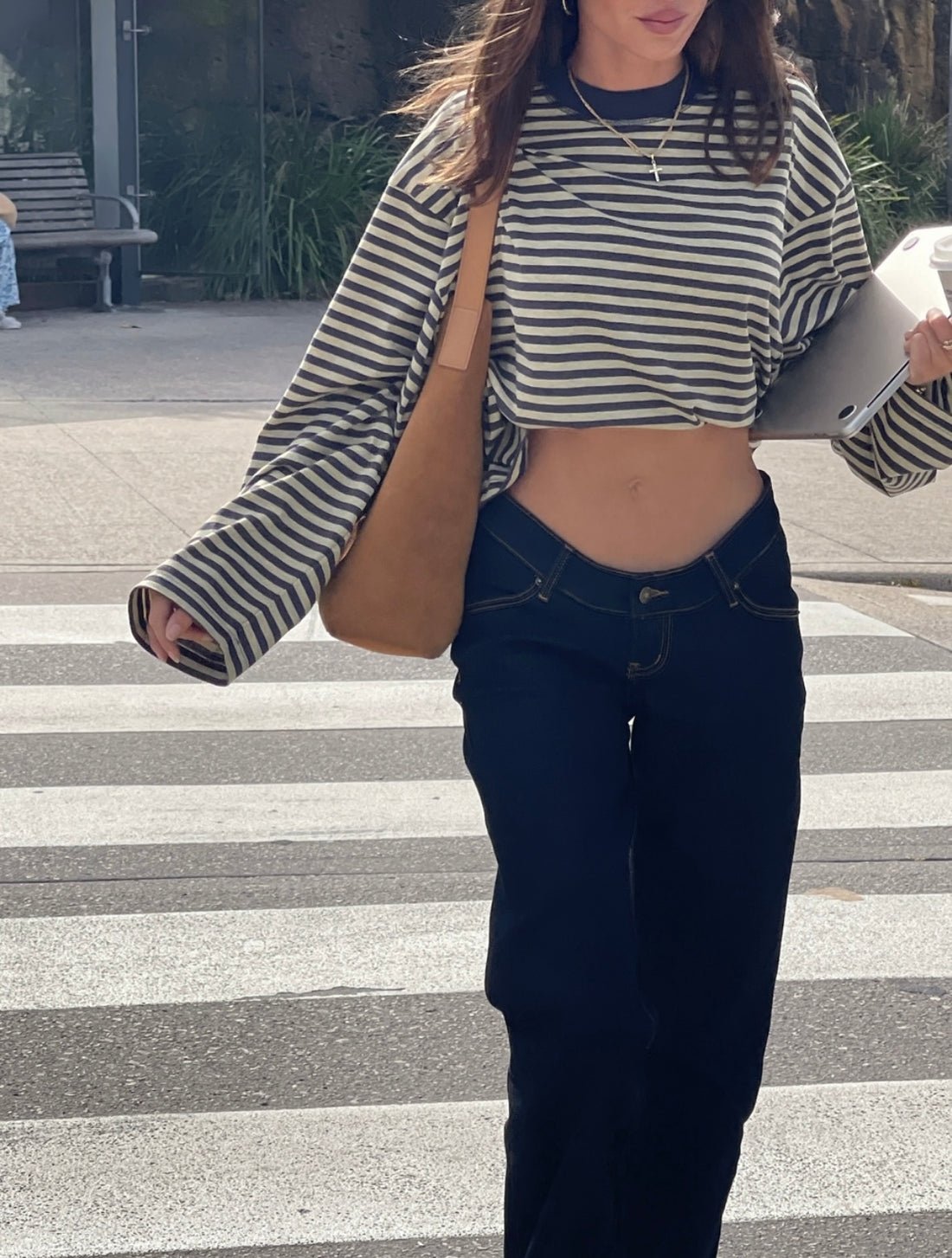 SOERA Vivien Striped Oversized Knit Sweater - Sweater - SOERA-362307-YEL-XS-59267 Yellow XS