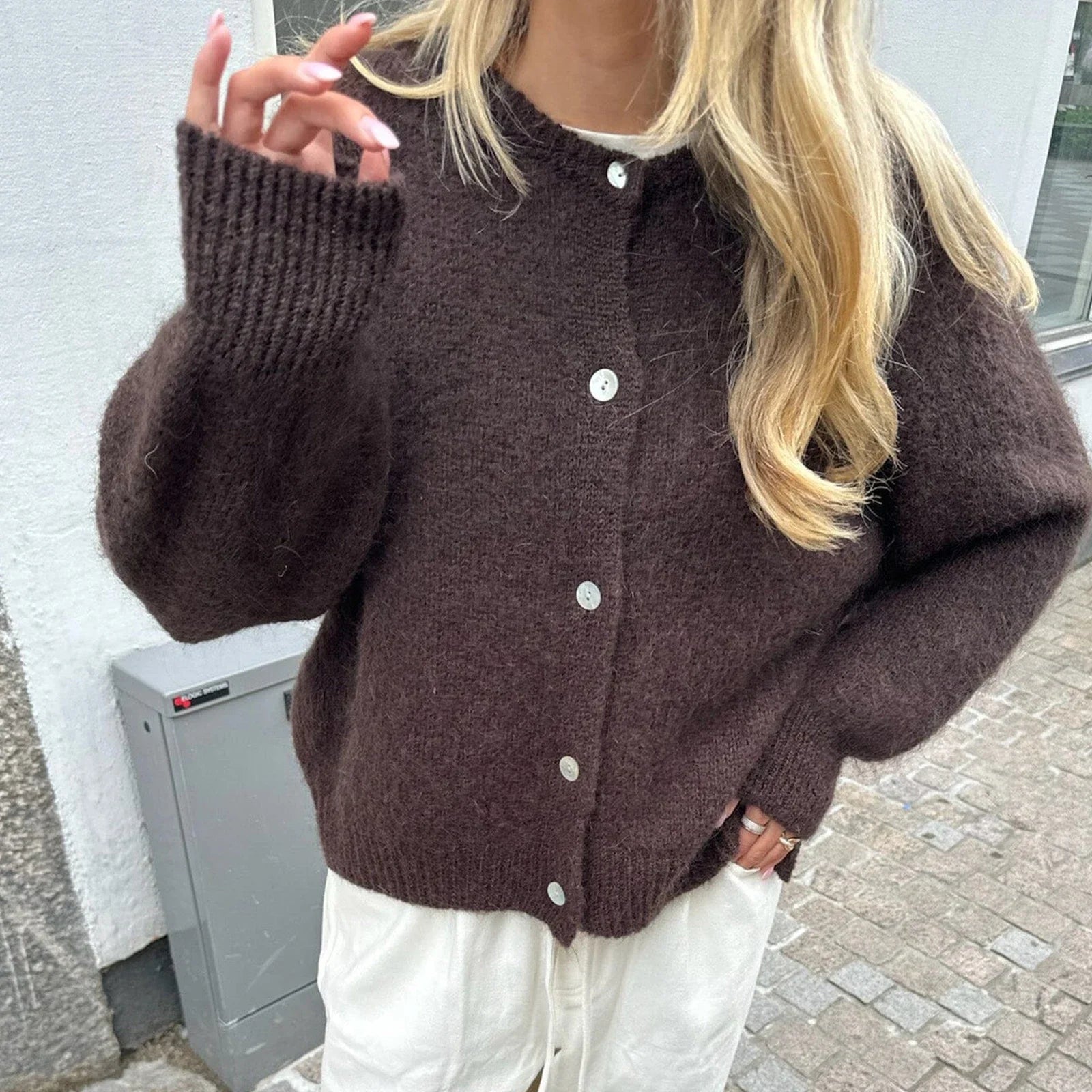 SOERA Hazel Soft Knit Cardigan - Sweaters & Cardigans - 3256809862684170-;CS1763778892232235603 Red S