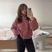 Simona Knit Zip Sweater