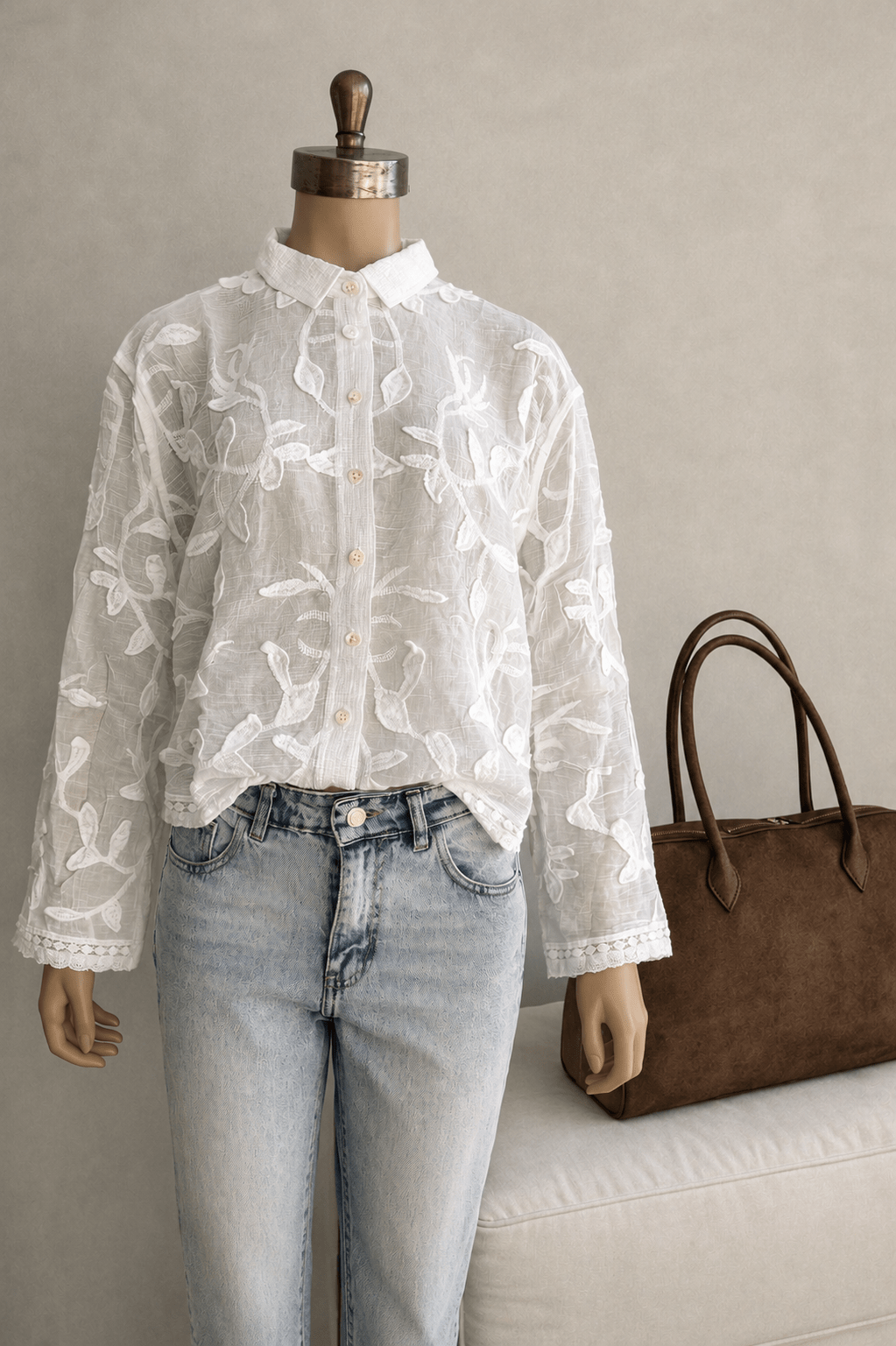SOERA Tina Long Sleeve Embroidered Blouse - Tops - 1005009548311091-;Zw1775670887781552834 M