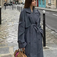 Alicia Gray Belted Long Coat